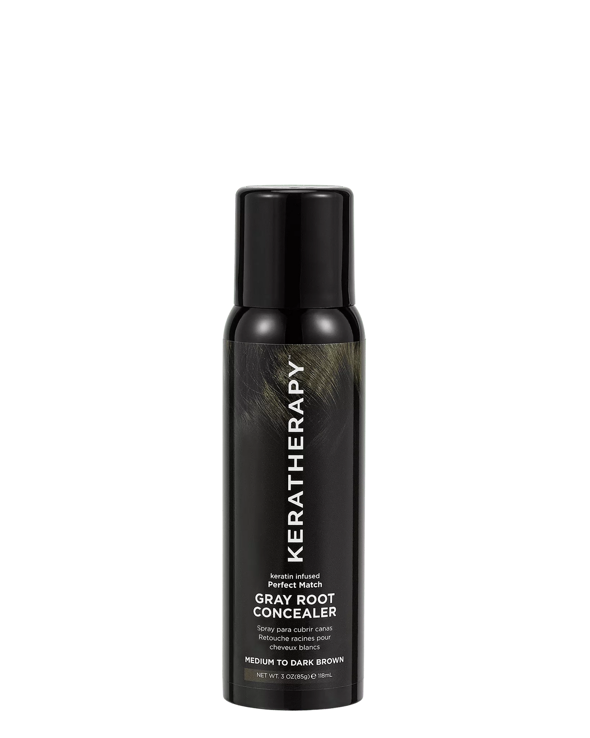 Keratherapy Gray Root Concealer - Medium to Dark Brown 118ml