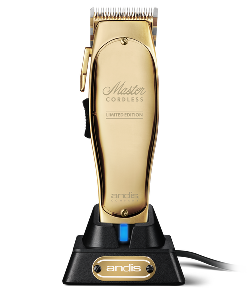 Andis Master Gold Professional Barber Clippers MLC Cordless Limited Edition #12540