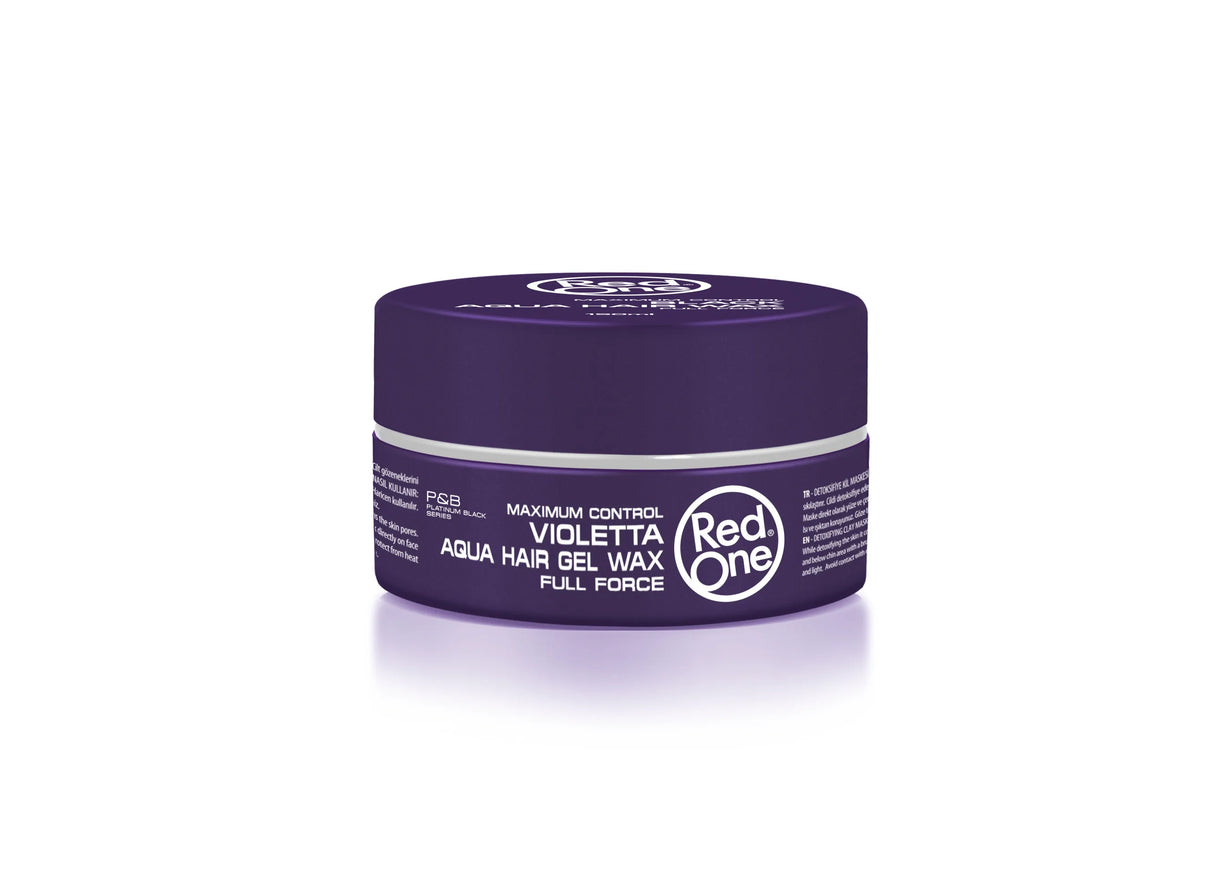 RedOne Purple Aqua Hair Styling Wax Full Force | 150 ml | Red One Wax