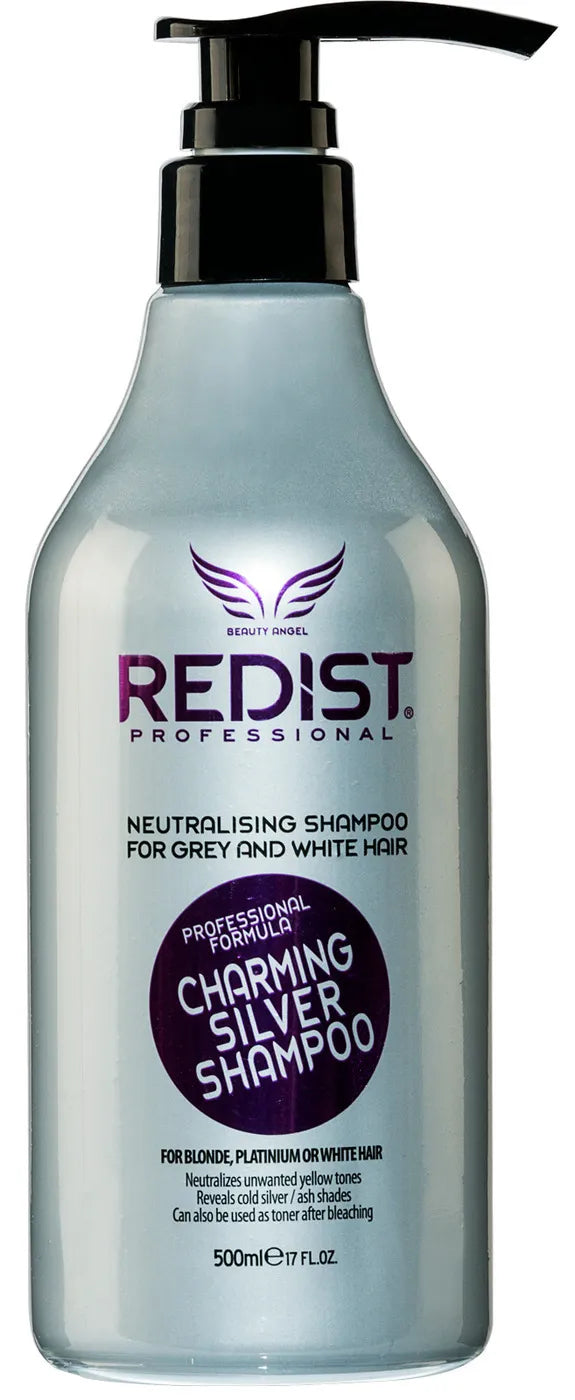 Redist Charming Silver Shampoo - 500ml for Vibrant, Toned Hair