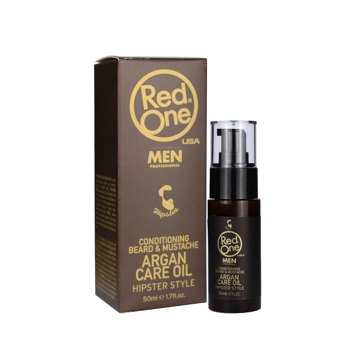 RedOne Argan Beard Care Oil – 50ml Brown