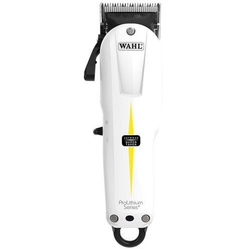 Wahl Super Taper Men's Hair Clippers Cordless Pro Lithium - White