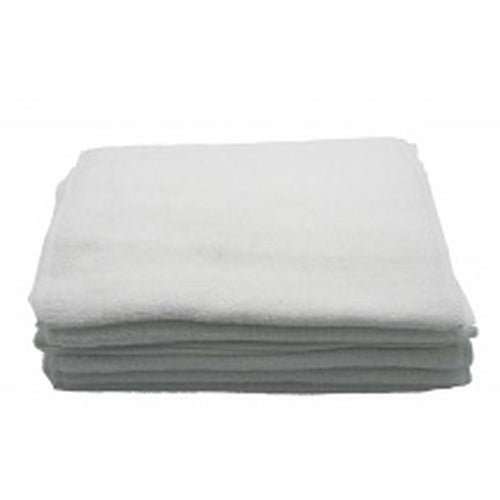 Barber Towels Cotton 100% 10pk - White Hair Towels