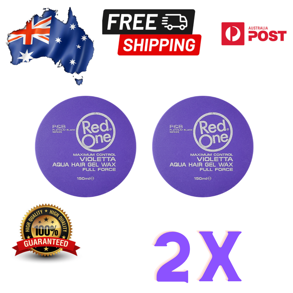 2x Red one Full Force Purple Hair Styling Wax Men