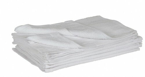 10 White Towel 100% Cotton Hand Towels Barber Tools Beauty Gym Hotel Spa