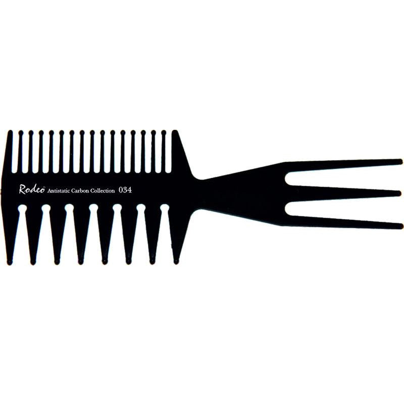 Rodeo Antistatic Carbon Collection Styling Comb 034