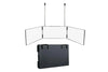 3 Way Trifold Mirror 360 Degree Folding Mirror for Make Up Hair Styling Shaving Grooming Adjustable Height Brackets