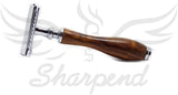 Sharpend Safety Razor Shaving Kit – Stainless Steel Razor & Brush Set Father's Day