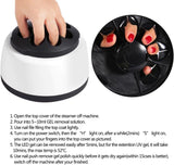 Electric Steam Nail Gel Remover Machine – 36W UV Polish Steamer for Home & Salon NBHS
