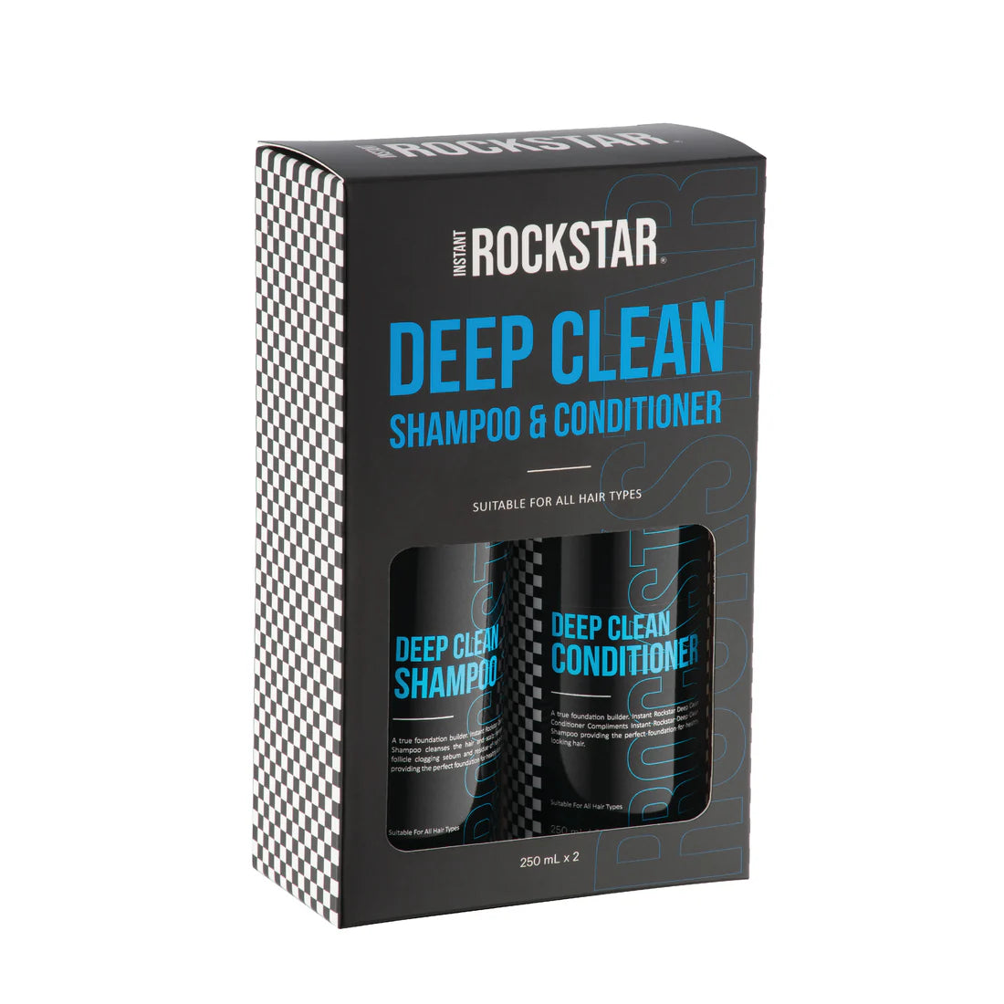 Instant Rockstar Deep Clean Shampoo & Conditioner Duo Pack- 2 X 250ML