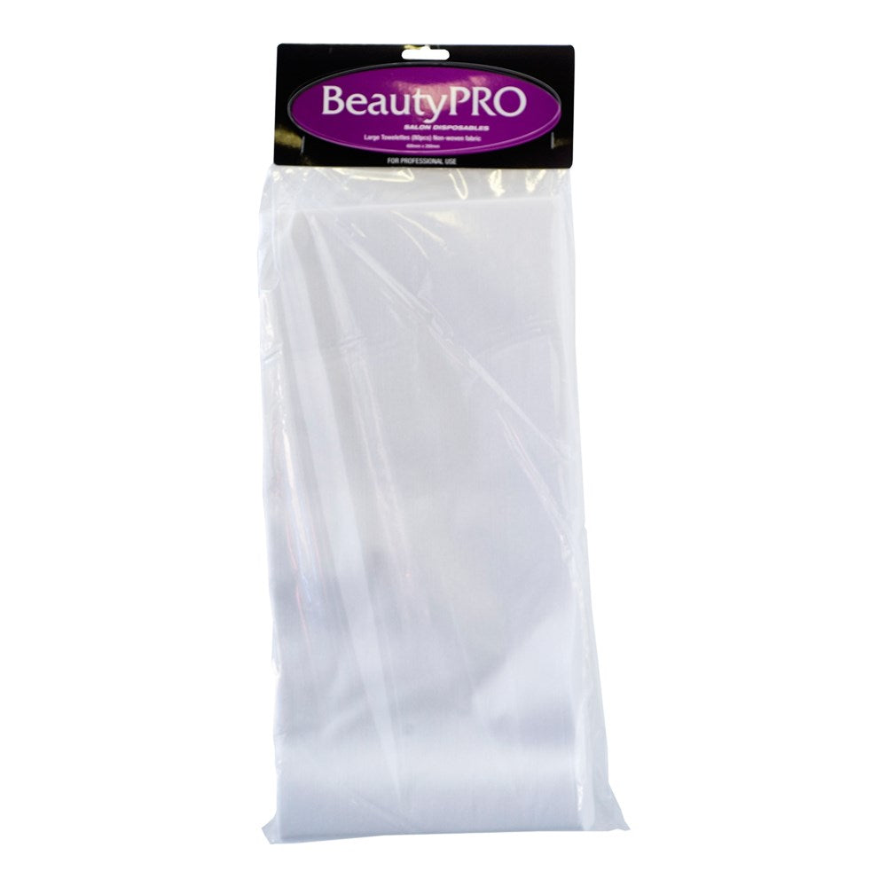 BeautyPRO Disposable Large Towelettes 80Pk