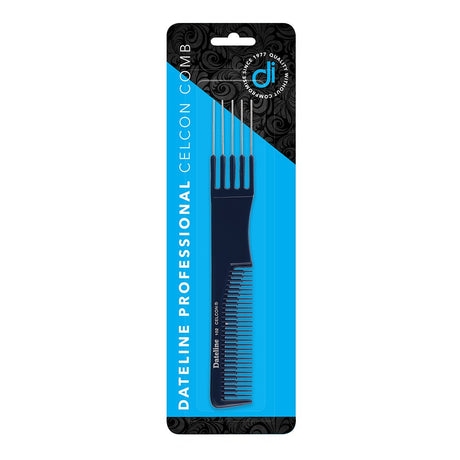 Dateline Professional Blue Celcon MKII/102 Metal Teasing Comb – 19cm
