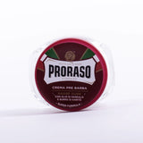 Proraso Sandalwood & Shea Butter Nourish Pre-Shave Cream 100ml - Red