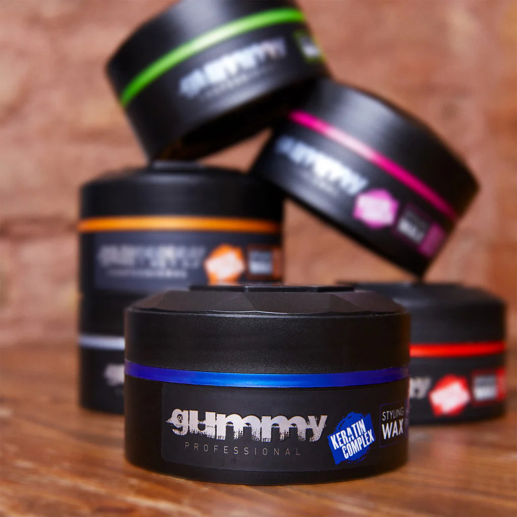 Gummy Styling Wax – 150ml Hard Finish - Blue