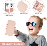 Rose Gold 12-in-1 Manicure Set – Portable Beauty Kit with Pink Leather Case NBHS