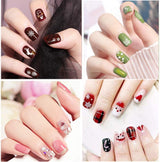 12-Piece Nail Stamper Kit – Clear Silicone Jelly Stampers with Scrapers & Replacements NBHS