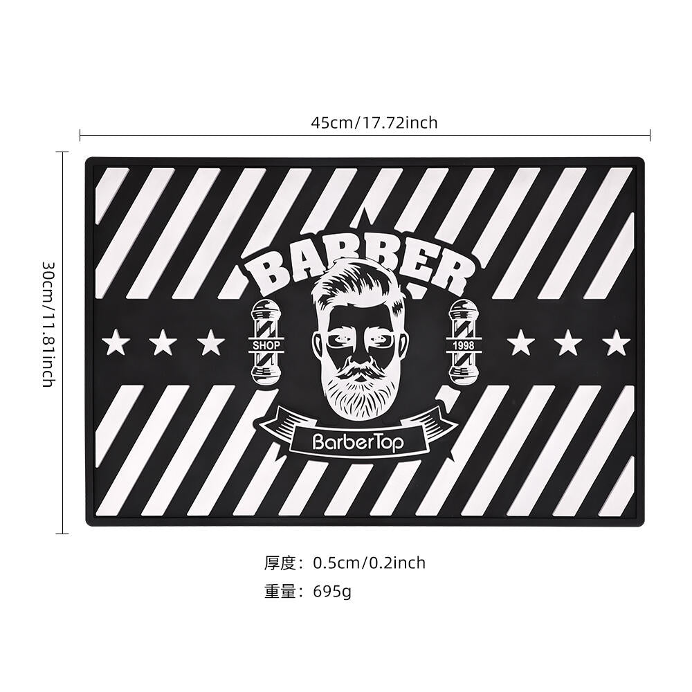 Barber Shop Tool Mat Large Black BF273