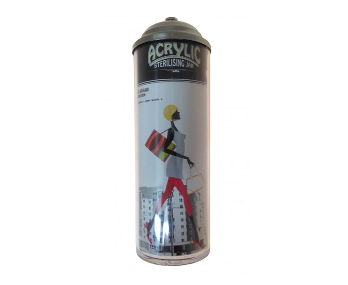 Barber Salon Acrylic Disinfectant Jar with Removable Basket