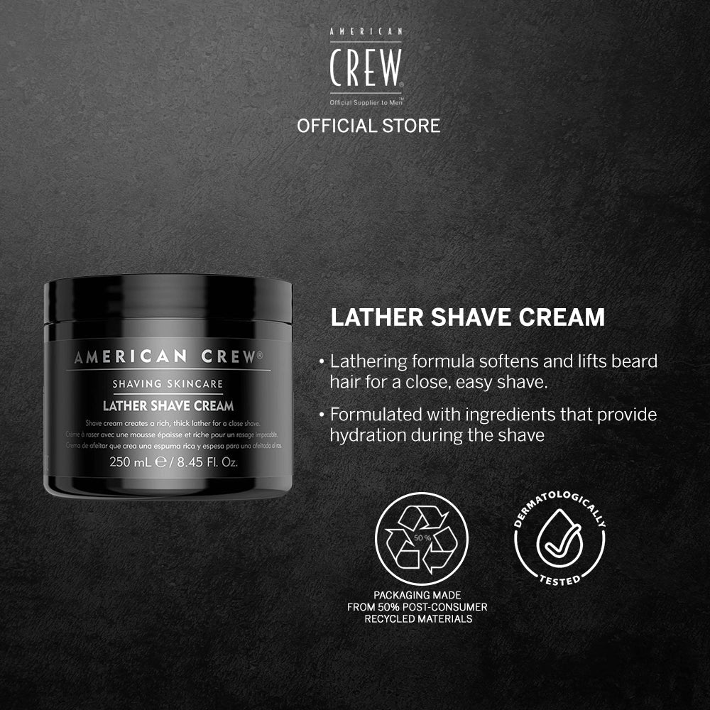 American Crew Lather Shave Cream – 250ml