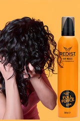 Redist Full Force Styling Foam 300ml – Strong Hold Vegan Mousse