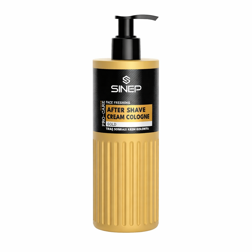 SINEP Aftershave Cream Cologne No.3 Gold 400ml – Luxury Post Shave Care