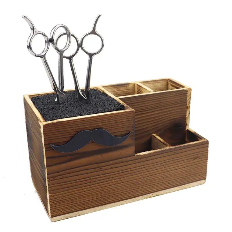 Barber Comb Scissors Holder Storage Box - Barber Tools
