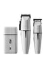 JRL Onyx White Ghost II Professional Clipper, Trimmer and Shaver Trio Kit