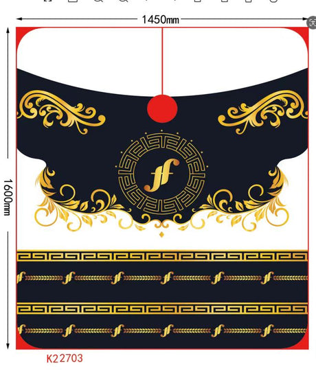 Cillo Barber And Hairdressing Cutting Capes Vintage White