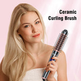 5-in-1 Curling Iron Set with Thermal Brush – Rose Gold Multi-Styler Kit NBHS