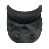 Silicon Basin Neck Rest Rubber (Black) - H45