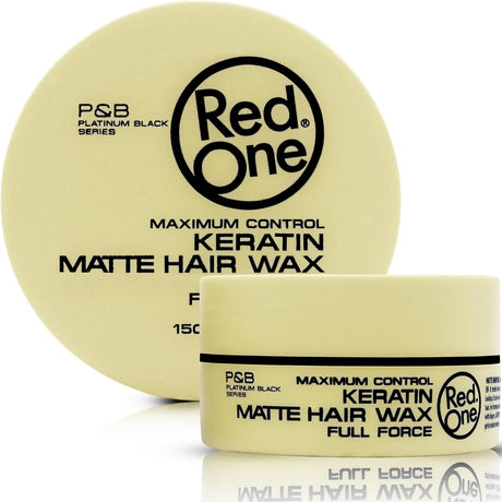 2 x RedOne Keratin Matte Hair Styling Wax Full Force | 150 ml | Red One Wax