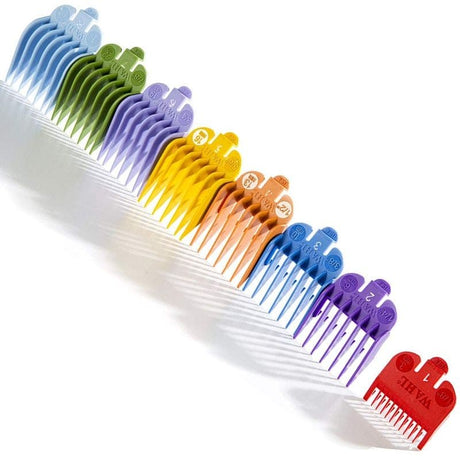 Wahl Color Coded Guide Comb Pack #1-#8 for Standard Wahl Hair Clippers
