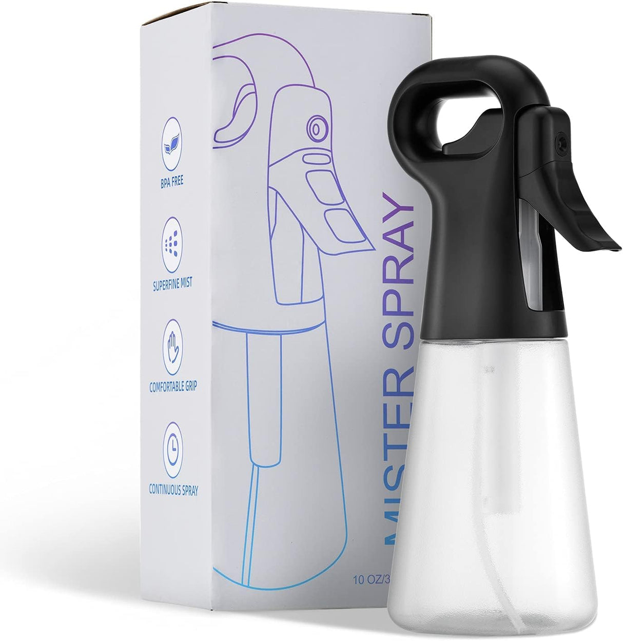 300ml Barber Empty Misky Water Spray Bottle Trigger Sprayer