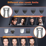 Telfun Beard Trimmer Kit – Cordless Waterproof Grooming & Shaving Set Father's Day