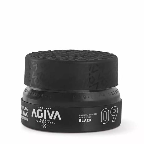 3x Agiva Styling Aqua Gel Wax 09 155ml - Black