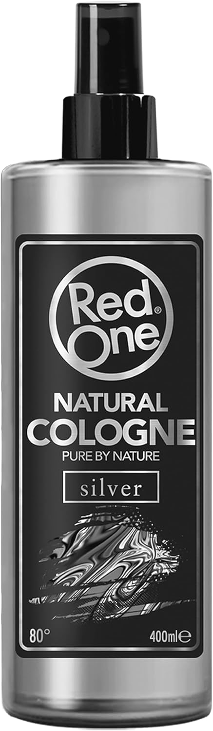 RedOne Silver Aftershave Cologne 400ml – After Shave – Barber supplies