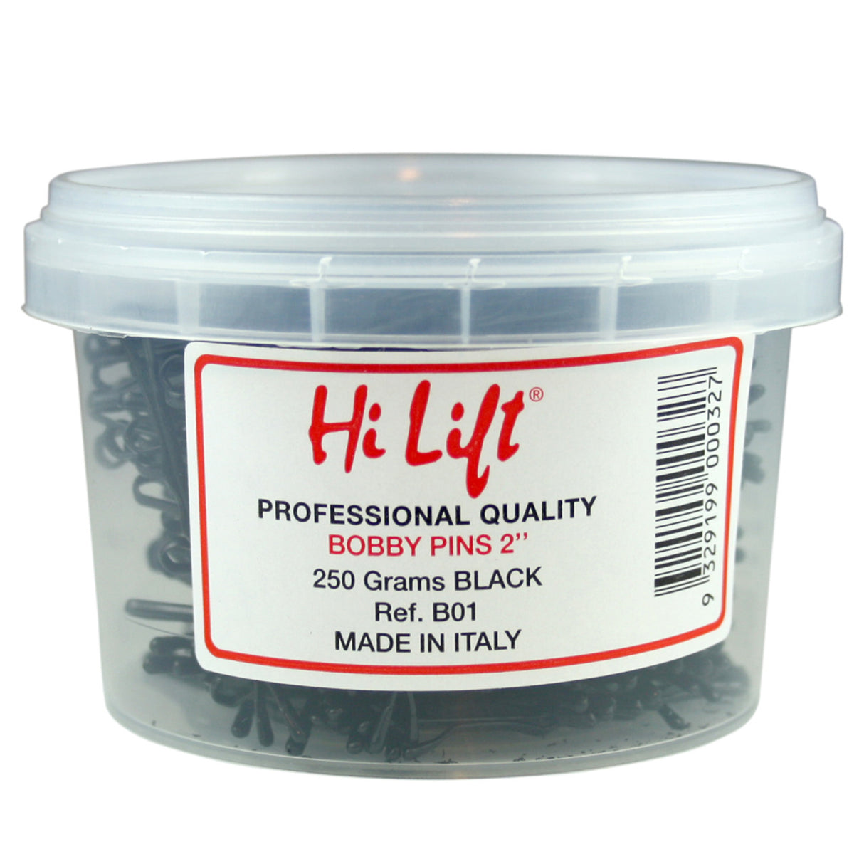 Hi Lift Bobby Pins Black 2" 250g