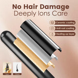 5-in-1 Curling Wand Set – Instant Heat Curling Iron Kit with Digital Display (Black) NBHS
