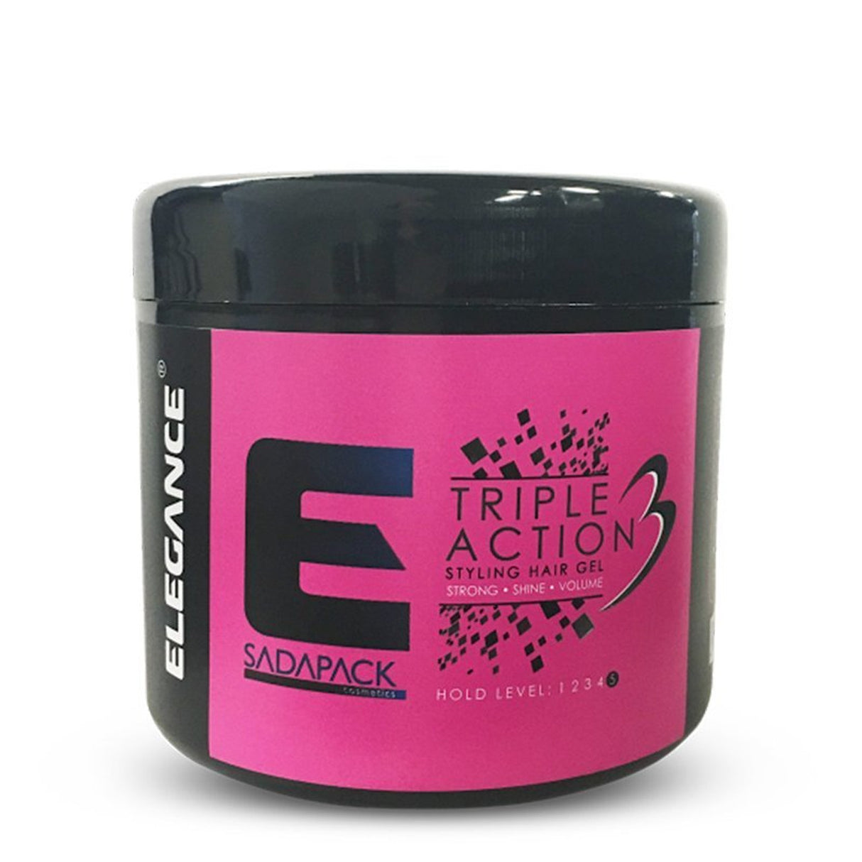 Elegance Triple Action Hair Gel – 500ml Pink