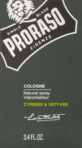 Proraso Cypress & Vetyver Cologne 100ml