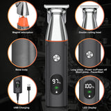 Telfun Beard Trimmer Kit – Cordless Waterproof Grooming & Shaving Set Father's Day