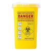 Baoblade Yellow Sharps Bin Needle Blade Waste Disposal Container With Locking Lid 1.0L