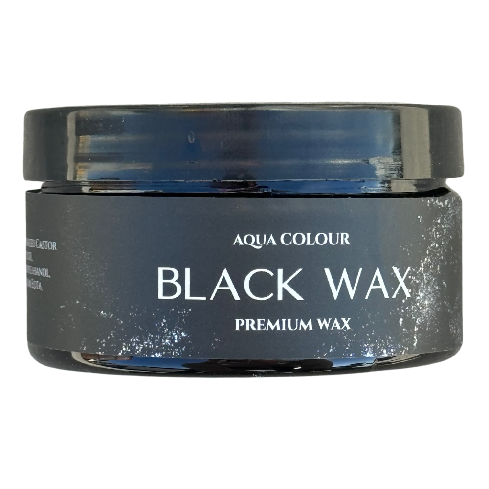 Cillo Black Colouring Aqua Hair Gel Wax Full Force White Hair Cover - 100ml Hair Color Wax