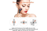 Derma Roller Titanium Micro Needle Skin 540 Needles Scars Anti Aging Dermaroller