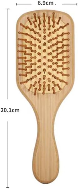 100% Natural Bamboo Anti Static Hair Paddle Brush