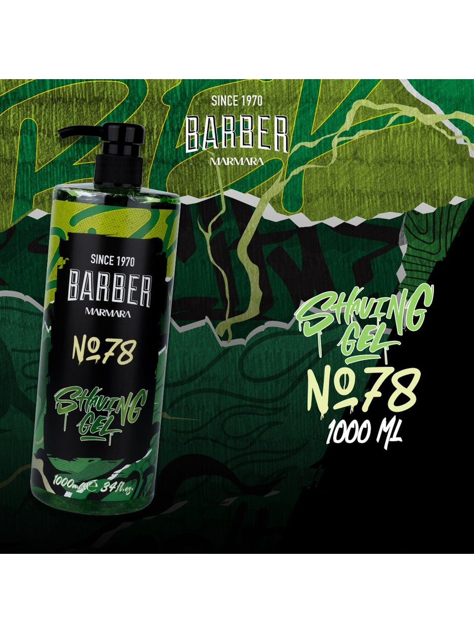 Marmara Barber Shaving Gel No78 - 1000ml