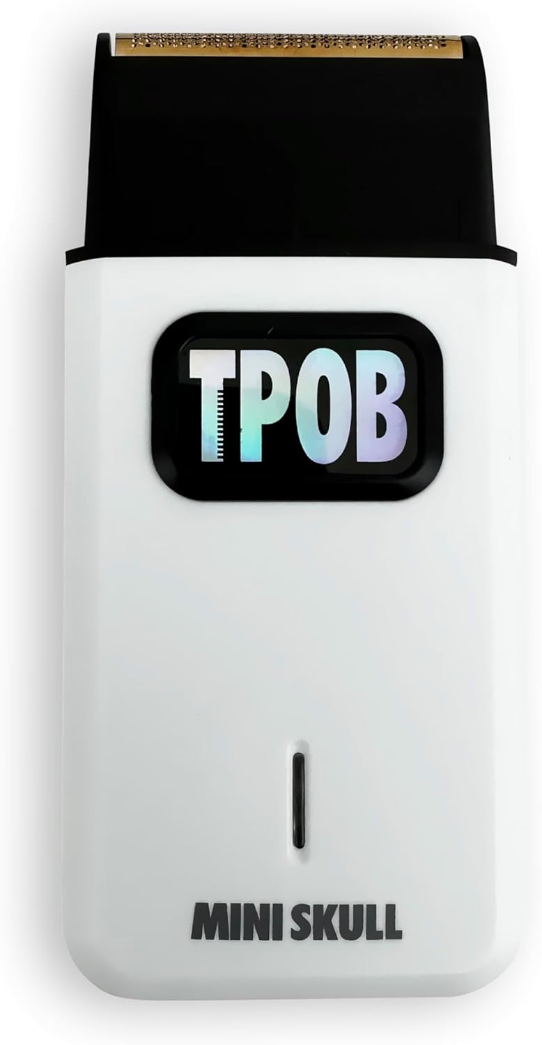 TPOB Mini Skull Single Shaver – Pocket-Size, Turbo 9000 RPM Motor NBHS