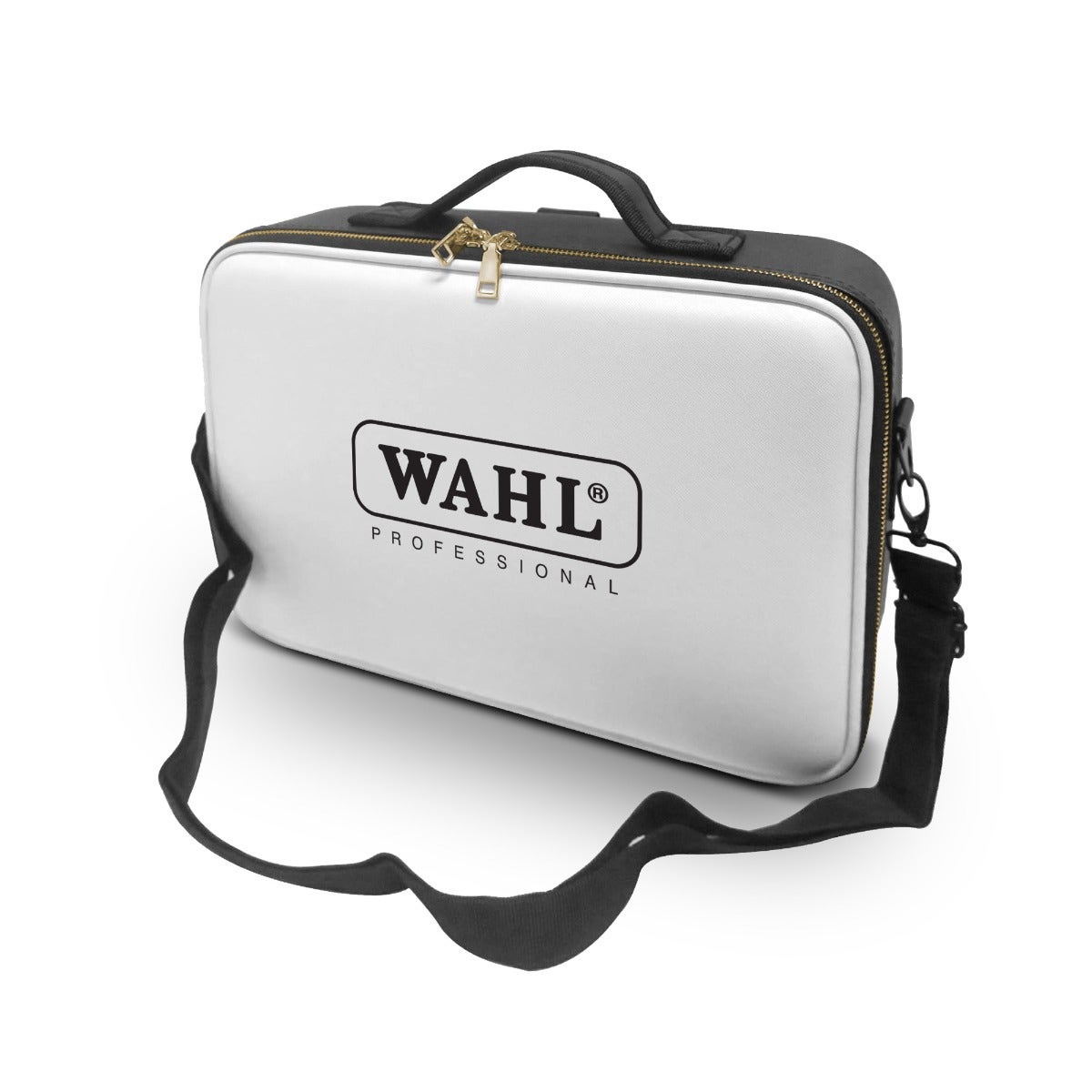 White Barber Supply Bag with Black Logo – Durable, Stylish & Lightweight