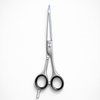 440c Steel Hair Cutting 6 Inch Barber Scissors/Shears Sharp Edge Blades - silver