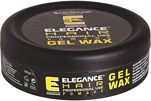 Elegance Hair Gel Wax Transparent Gold Pomade - 140g